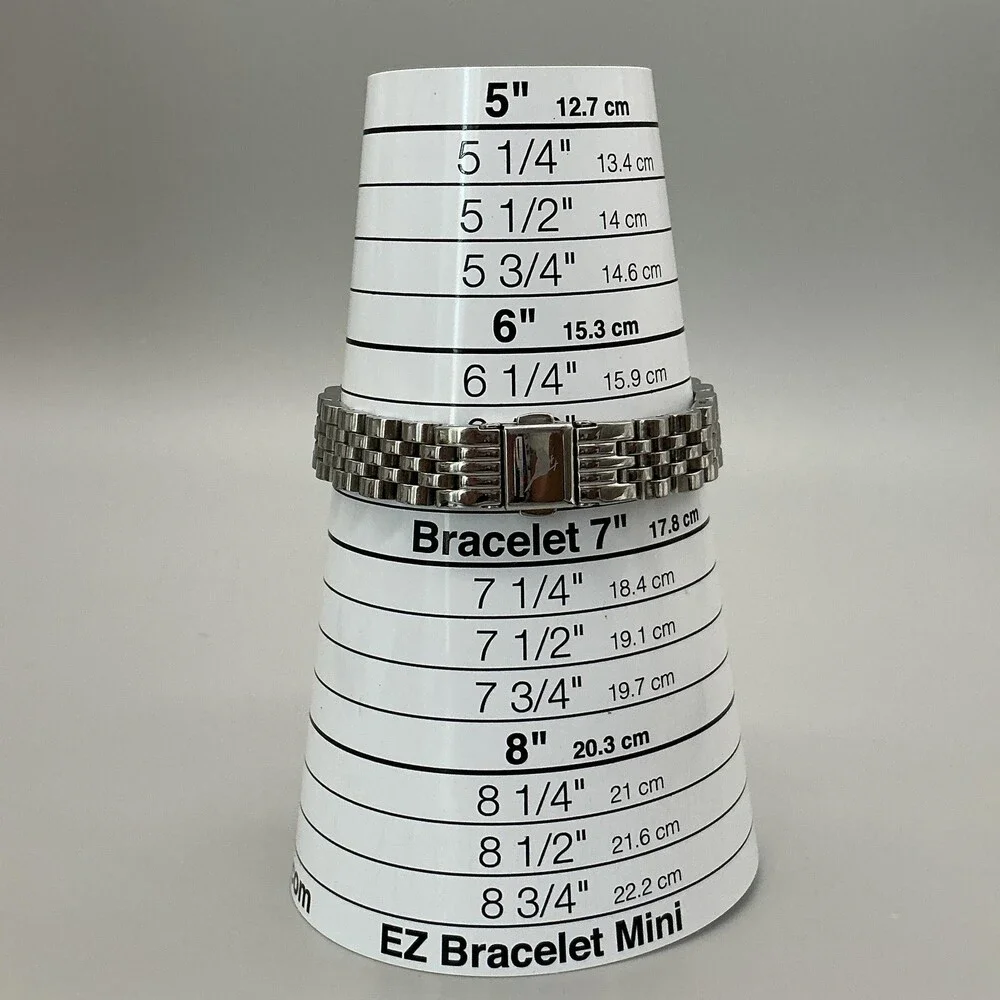 Olivia Burton Womens Watch 34mm Silver Floral Tone Bracelet New Batt 6.75